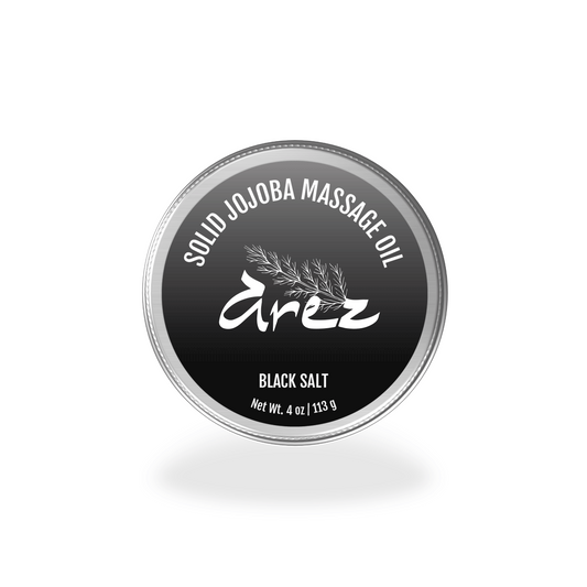 Black Salt Solid Jojoba Massage Oil
